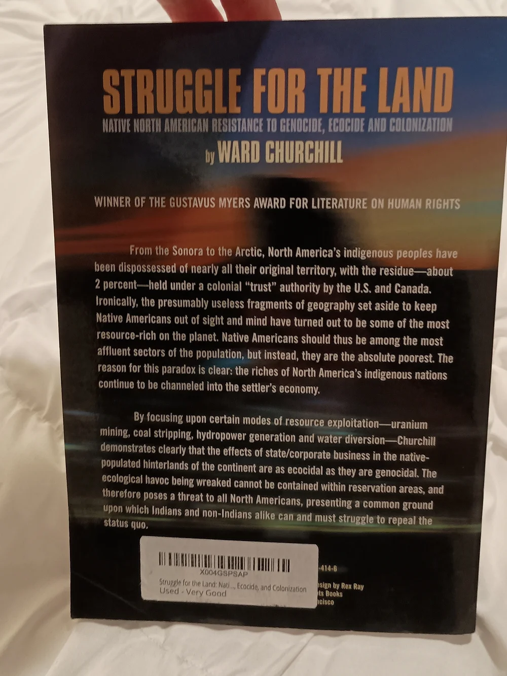 Struggle For The Land By Ward Churchill: Native North American Resistance